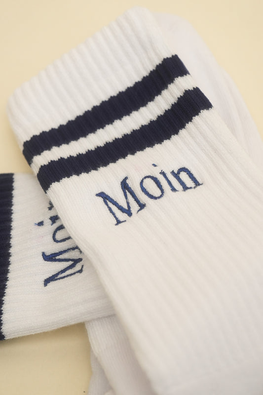 Bestickte Moin Socken aus Bio-Baumwolle – Bild 2