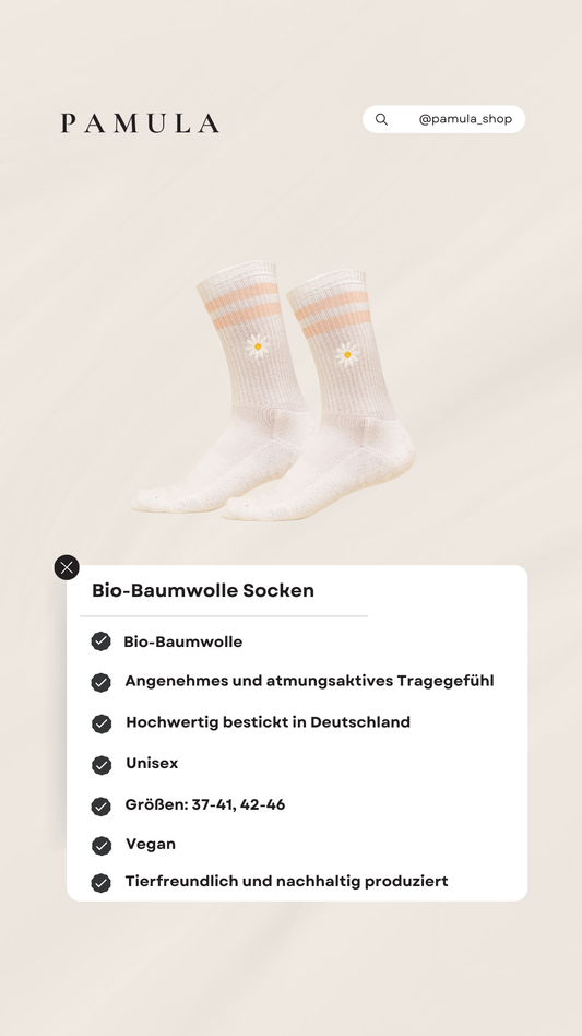 Bestickte Aloha Socken – Bild 4