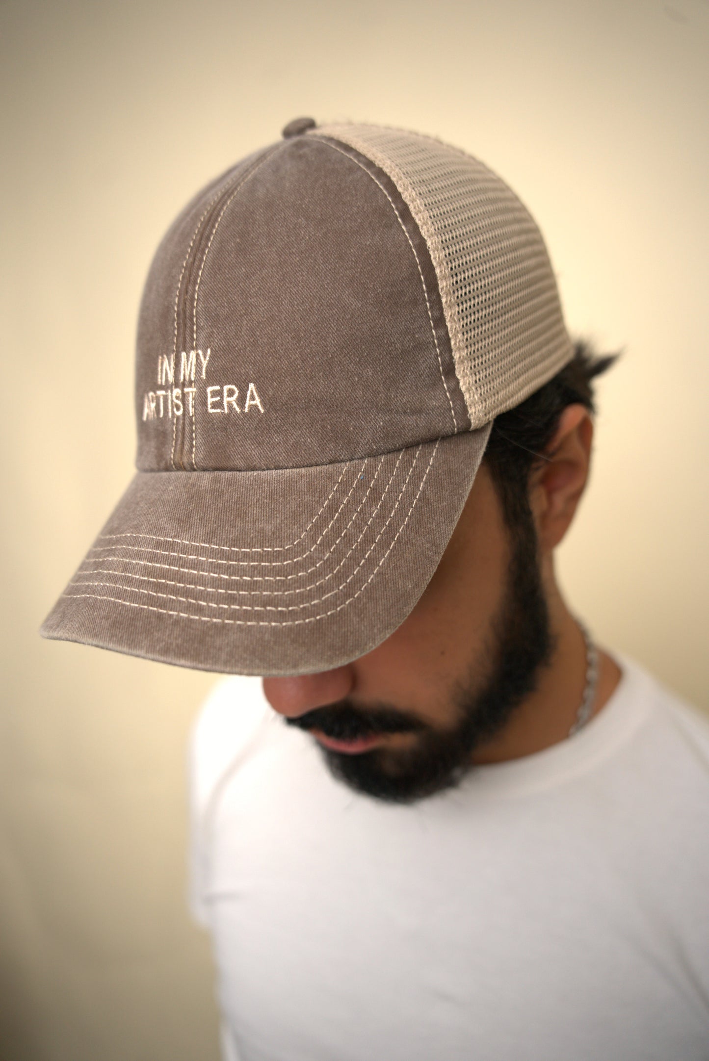 Personalisierte bestickte Vintage Trucker Cap mit Wunschtext & Wunschlogo – Bild 9