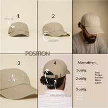 Bestickte Vintage Dog/Hund Cap mit Wunschtext & Wunschlogo – Bild 8