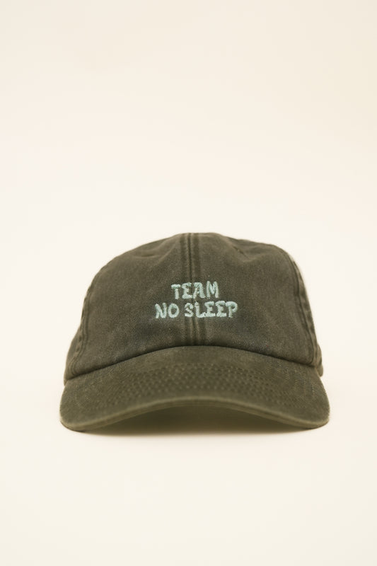 Bestickte Vintage team no sleep Cap