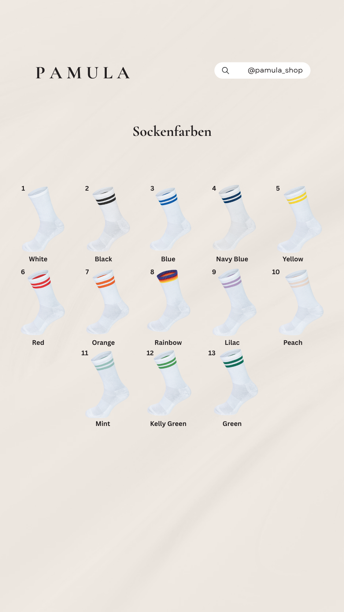 Bestickte Aloha Socken – Bild 3