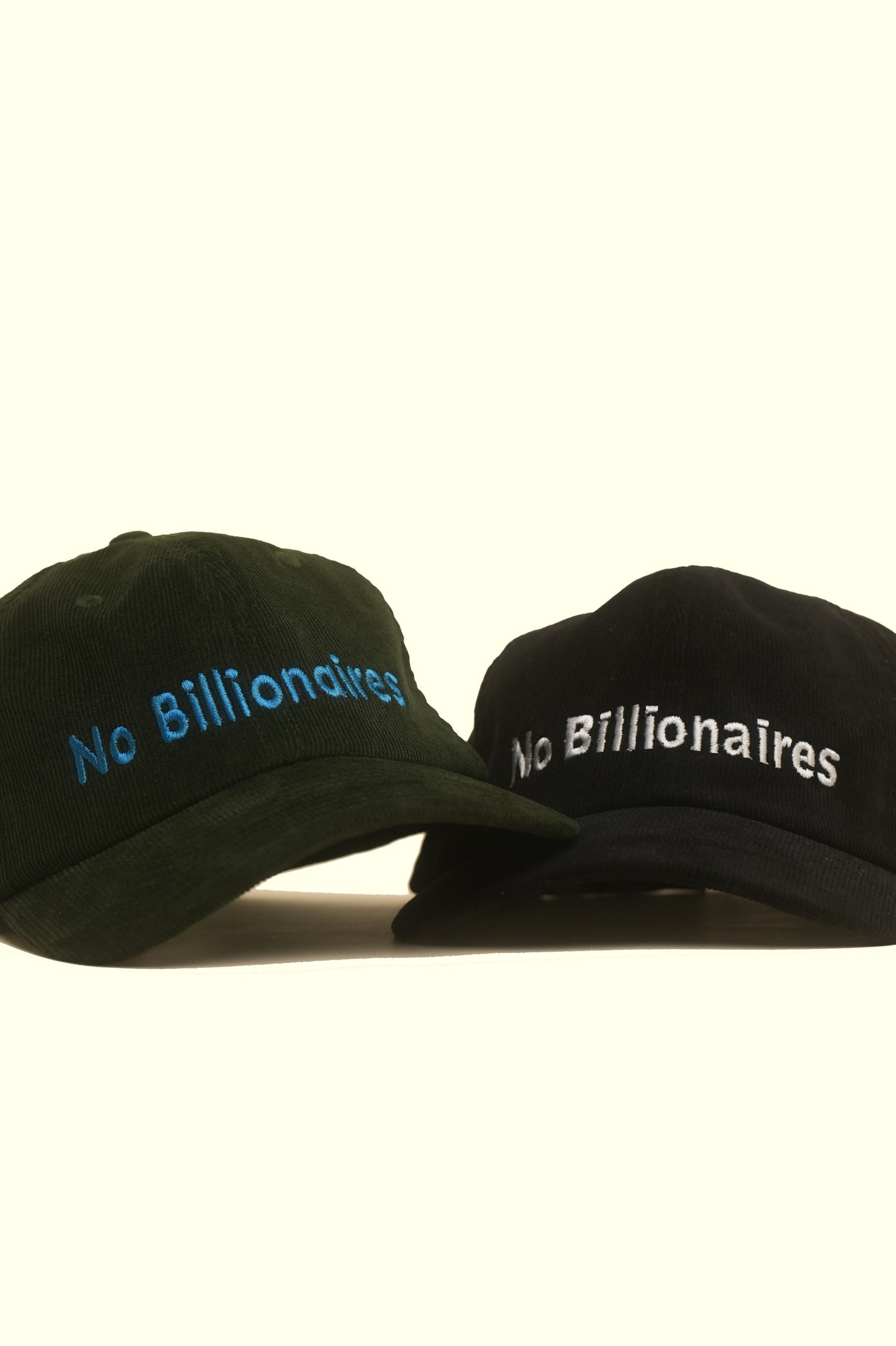 Bestickte Cord No Billionaires Cap