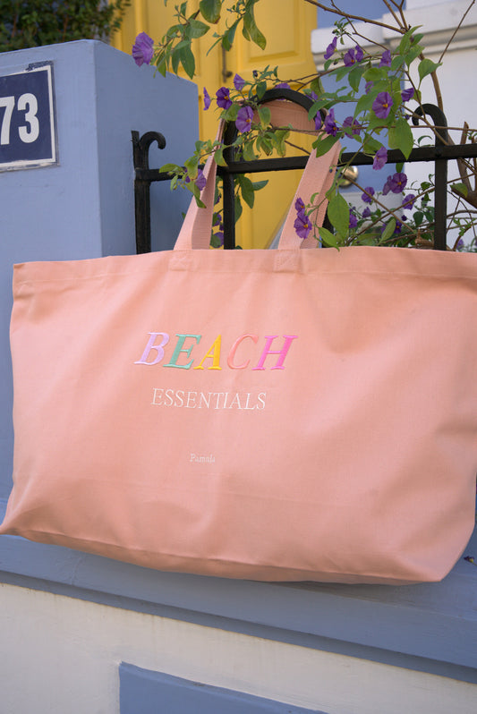 Personalisierte Oversized Canvas Bag – XXL Baumwolltasche mit Wunschtext & Logo