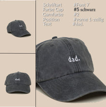 Bestickte Vintage Mama Papa Cap – Bild 7