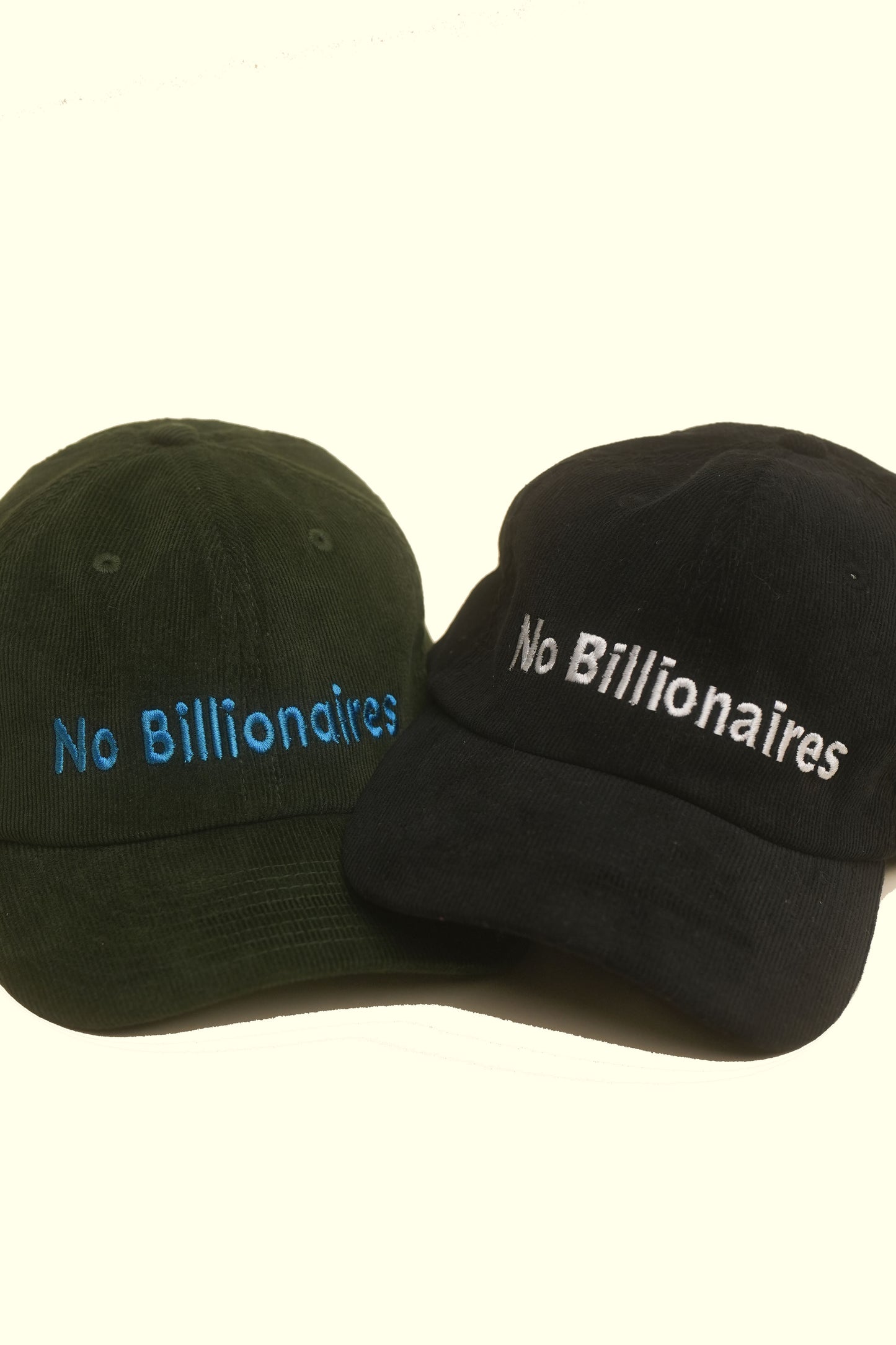 Bestickte Cord No Billionaires Cap – Bild 2