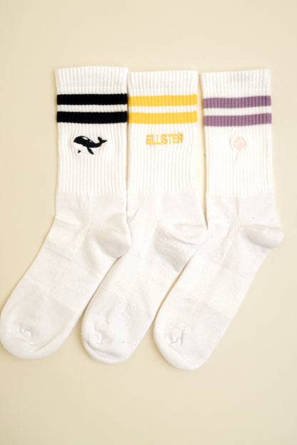 Personalisierte bestickte Socken aus Bio-Baumwolle mit Wunschtext – Bild 4