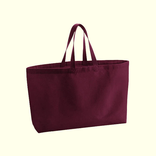 Oversized Canvas Bag – Extra große Stofftasche für Shopping, Alltag & Strand