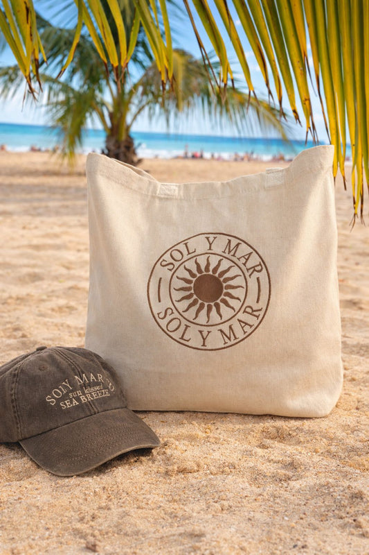 Sol y Mar Sonne Strandtasche im Boho-Stil – robust & stylisch