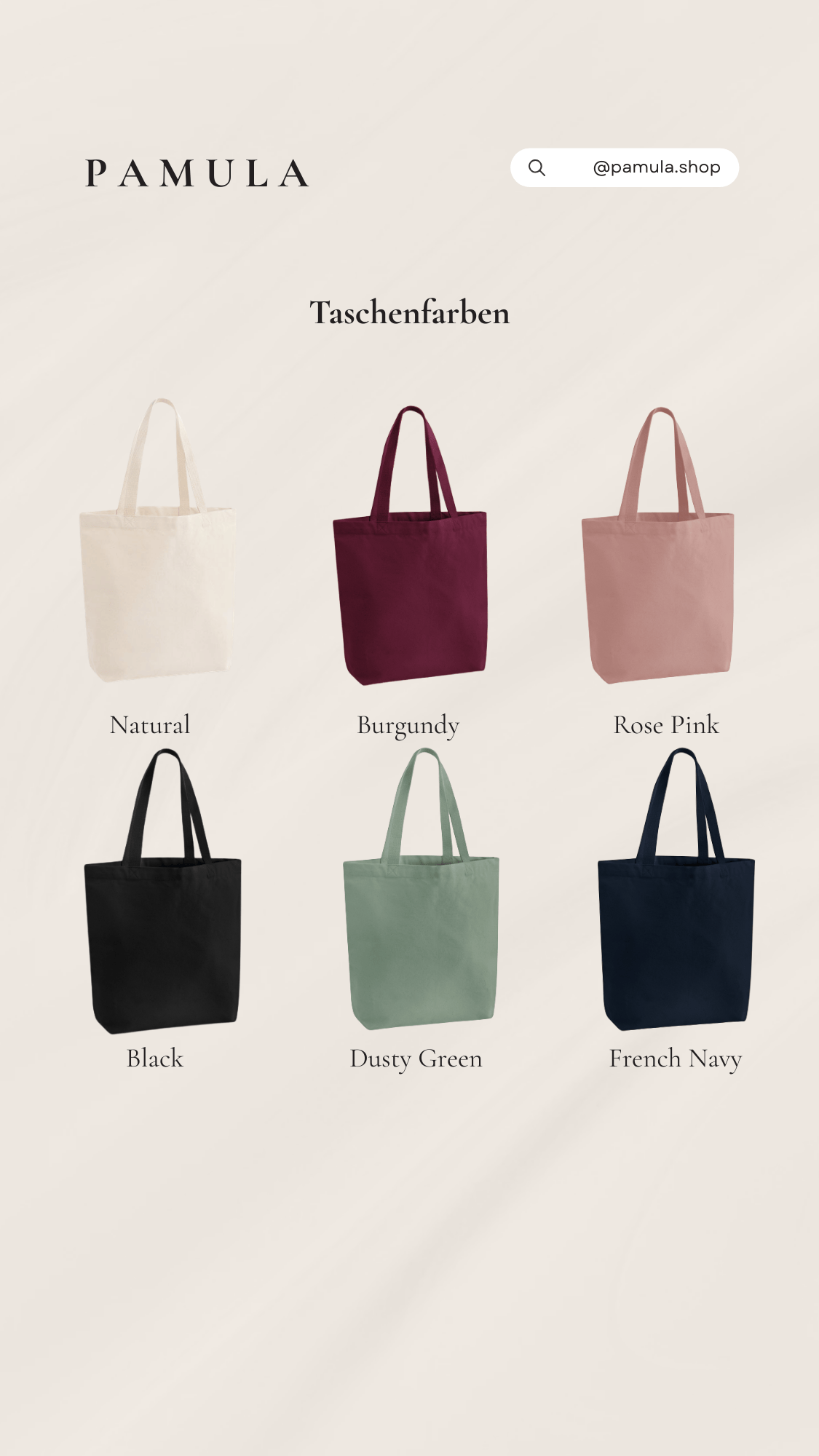 Personalisierte Baumwolltasche bestickt – Maxi Bag mit eigenem Text & Logo – Bild 6