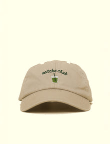 Bestickte Vintage Matcha Club Cap