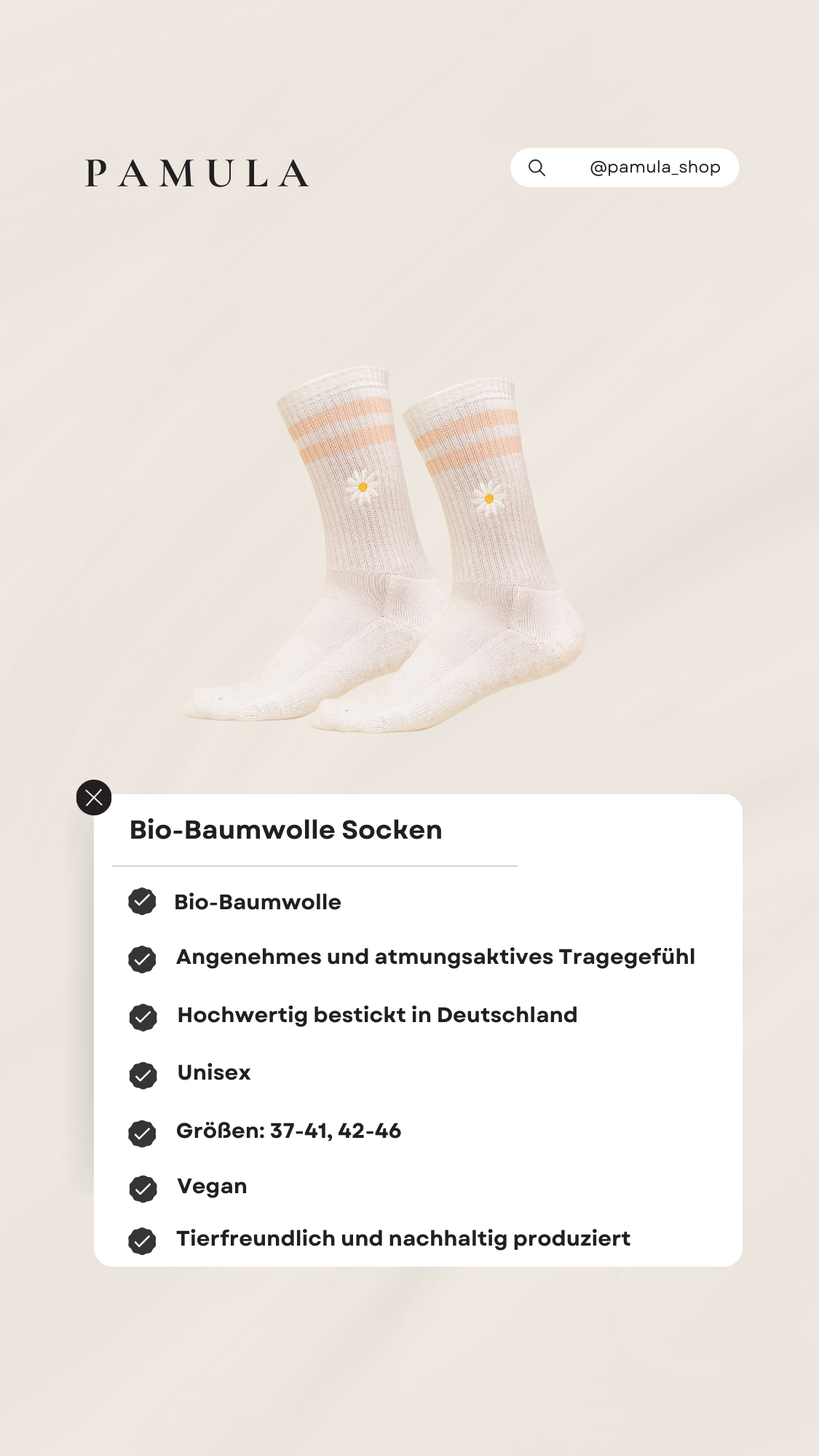 Personalisierte bestickte Socken aus Bio-Baumwolle mit Wunschtext – Bild 9
