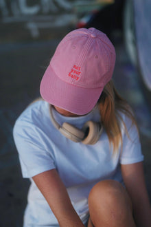 Bestickte Vintage not your baby Cap – Feminismus Statement Cap – Bild 3