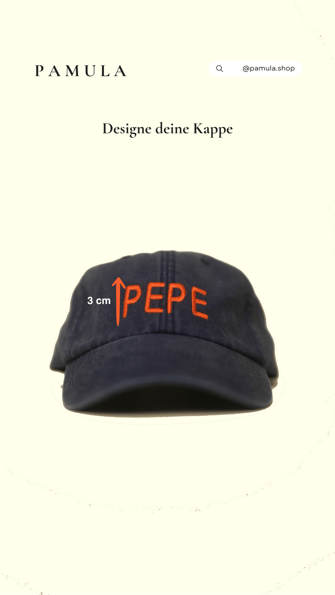 Personalisierte bestickte Vintage Kappe mit Wunschtext und Wunschlogo – Bild 14