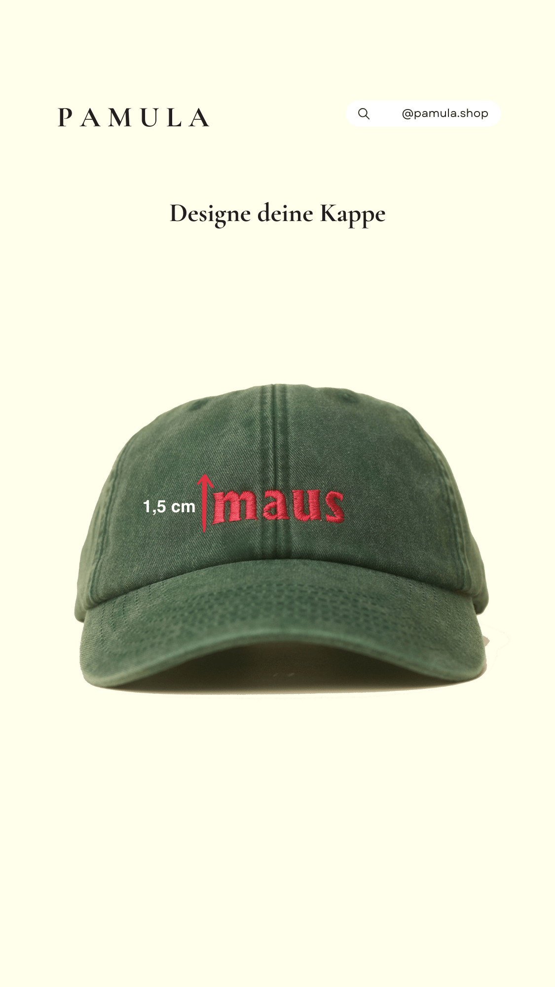 Personalisierte bestickte Vintage Cap mit Wunschtext & Wunschlogo – Bild 12
