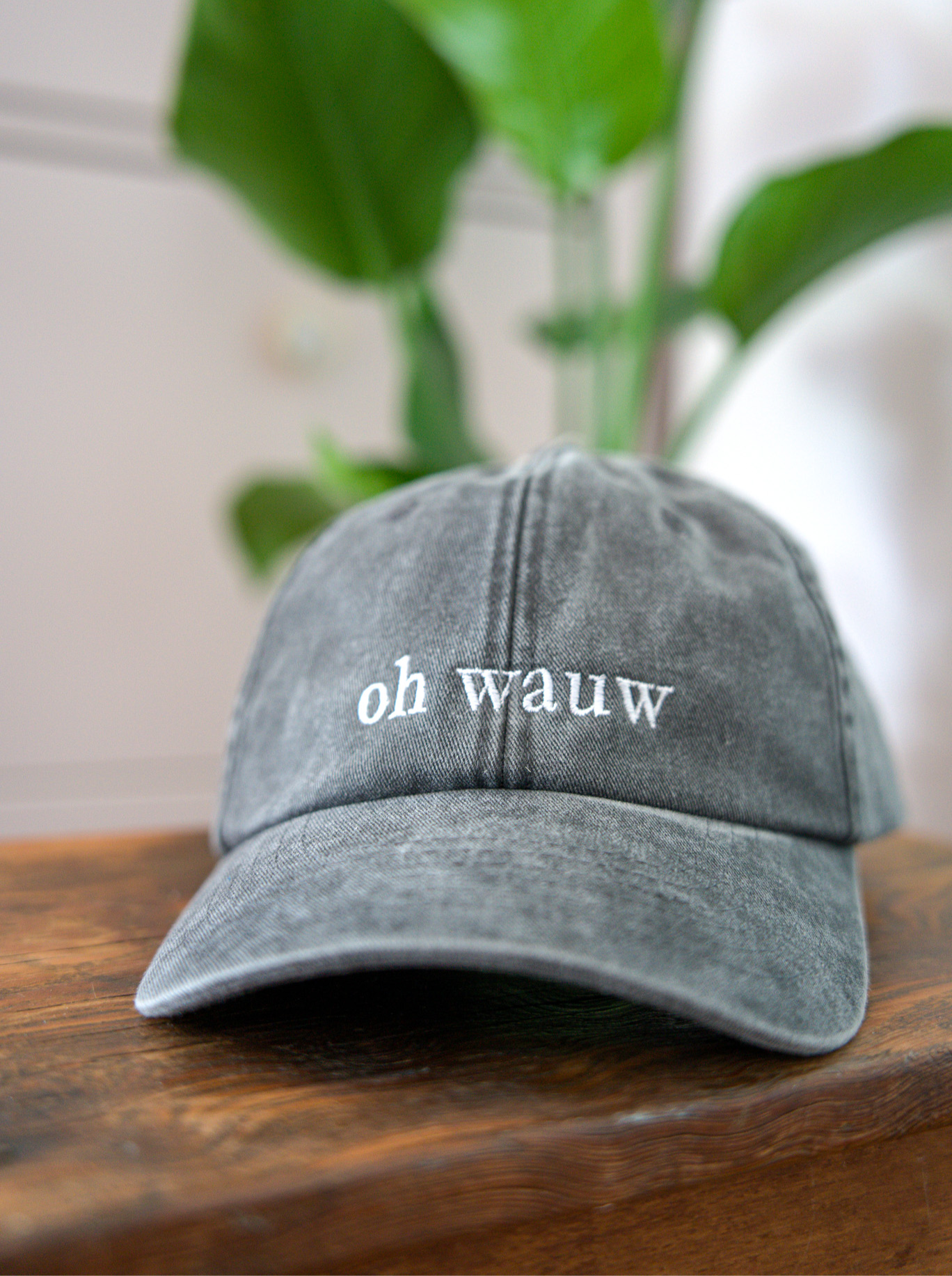Bestickte Vintage oh wauw Cap