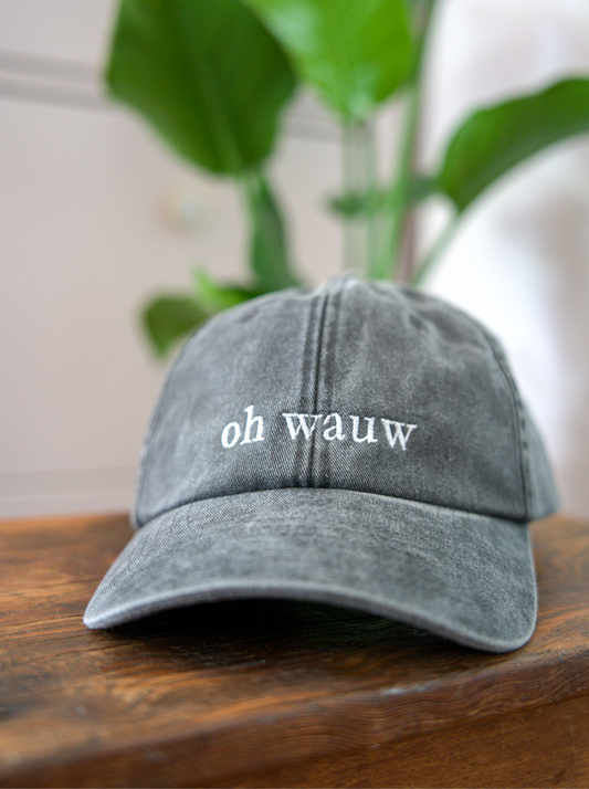 Bestickte Vintage oh wauw Cap