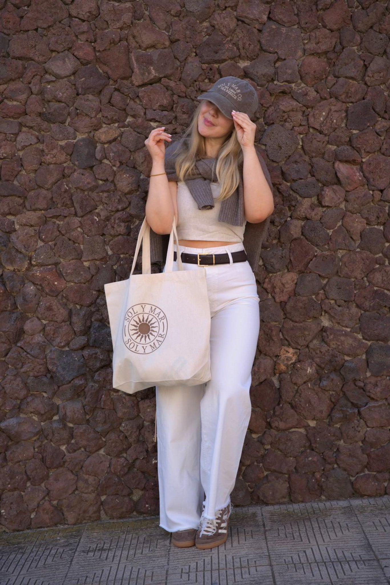 Sol y Mar Sonne Strandtasche im Boho-Stil – robust & stylisch – Bild 3