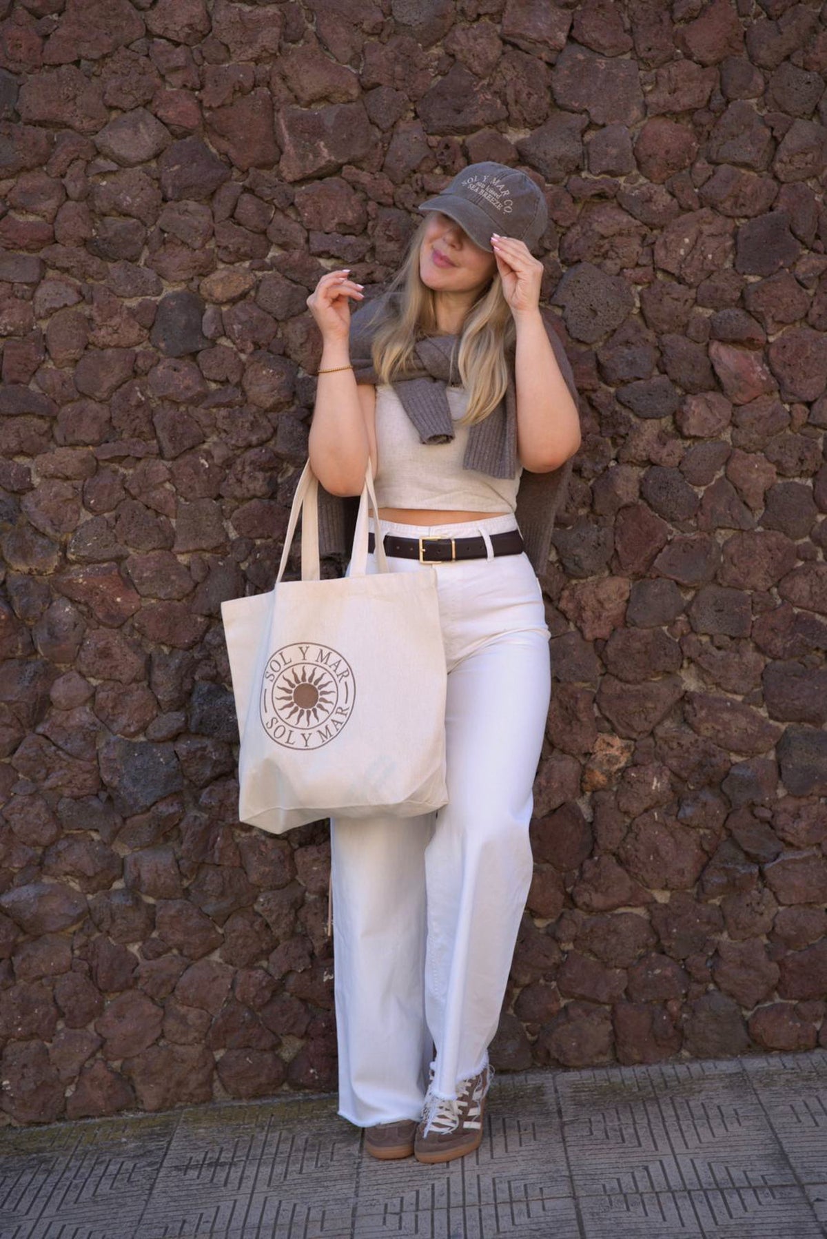 Sol y Mar Sonne Strandtasche im Boho-Stil – robust & stylisch – Bild 3