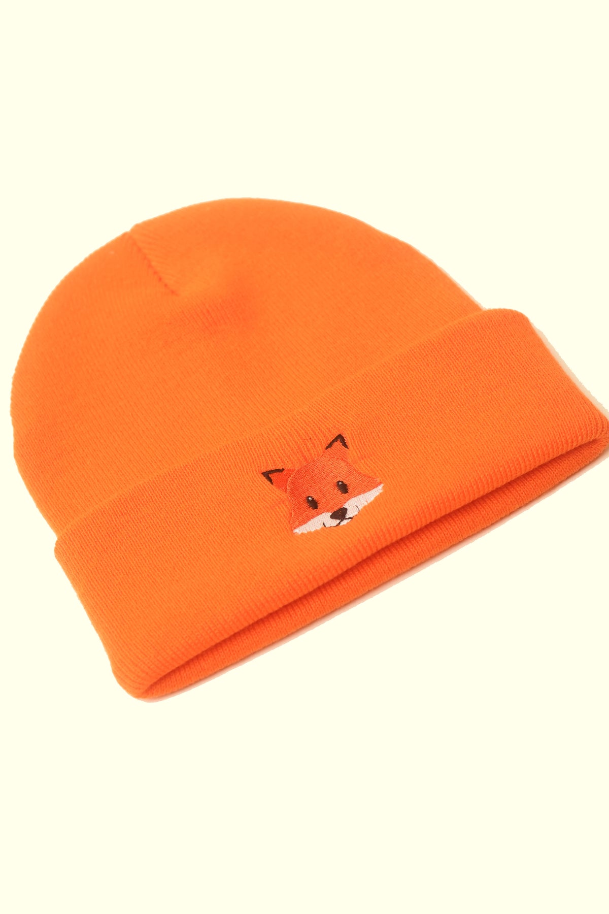Bestickte Fuchs Mütze