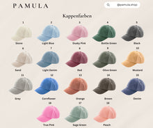 Personalisierte bestickte Vintage Cap mit Wunschtext & Wunschlogo