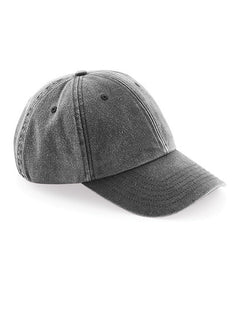 Vintage Cap in Black, Vorderansicht