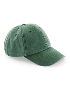 Vintage Cap in Bottle Green, Vorderansicht