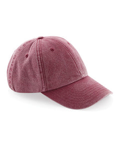 Vintage Cap in Red, Vorderansicht
