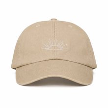Boho Cap mit Sonnen-Stickerei