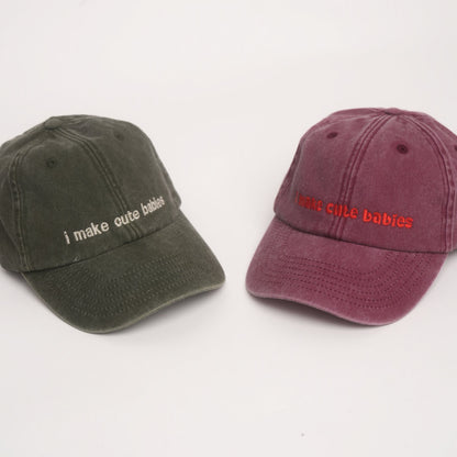 i make cute babies Cap
