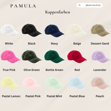 Personalisierte bestickte Dad Cap mit Wunschtext & Wunschlogo