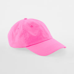 Dad Cap 6-Panel in True Pink, Vorderansicht