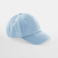 Vintage Kids Cap in Light Blue, Vorderansicht