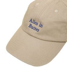 Stone Vintage Cap mit heller Stickerei „Alles in Butter“ nah