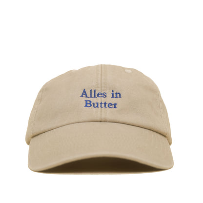 Stone Vintage Cap mit heller Stickerei „Alles in Butter“ front