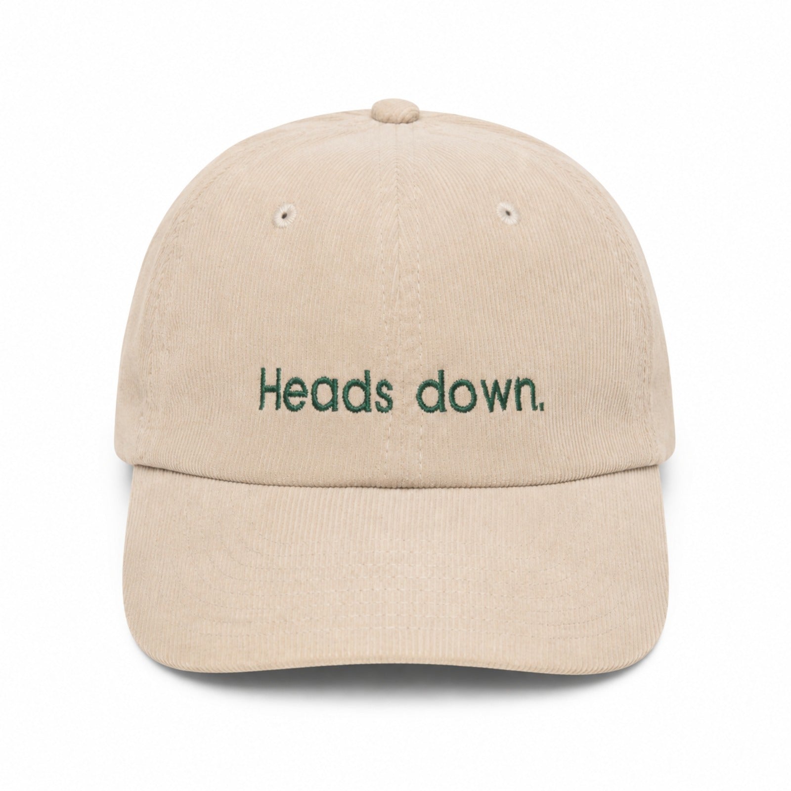 Personalisierte bestickte Cord Cap mit Wunschtext & Wunschlogo