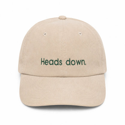 Personalisierte bestickte Cord Cap mit Wunschtext & Wunschlogo